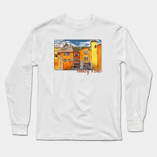 Street Scene Annecy, France Long Sleeve T-Shirt